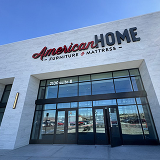 American Home Furniture & Mattress New Showroom Exterior